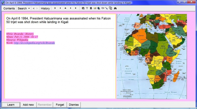SuperMemo: The unzoomed picture of the African political map used to illustrate elements related to Africa